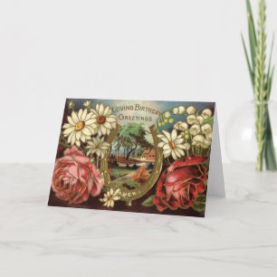 Carte Aimer voeux d'anniversaire