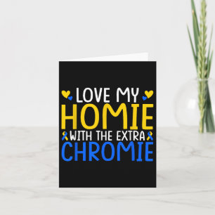 Carte Aimez Mon Homie Avec La Chromie Supplémentaire