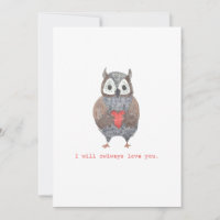 Aimez toujours la fête des mères du hibou coupé