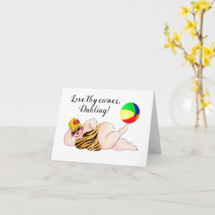 Carte "Aimez vos courbes"