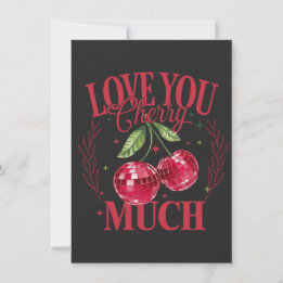 Carte Aimez-vous beaucoup Cherry