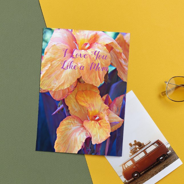 Carte Aimez-vous comme une maman Fête des mères florales (In Situ)