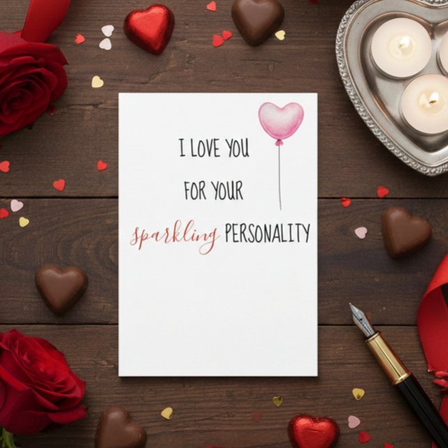 Carte Aimez-Vous Pour Personnalité Et Corps Drôle Valent (Créateur téléchargé)