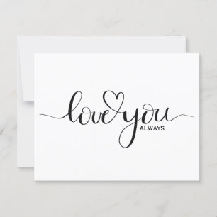 Carte aimez-vous toujours anniversaire valentines