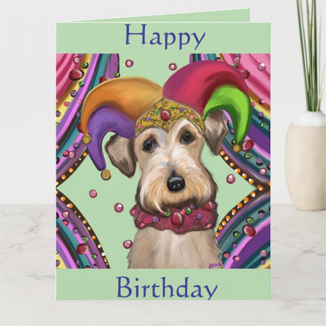 Carte Airedale Terrier  (Devant)