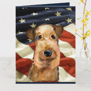 CARTE AIREDALE TERRIER