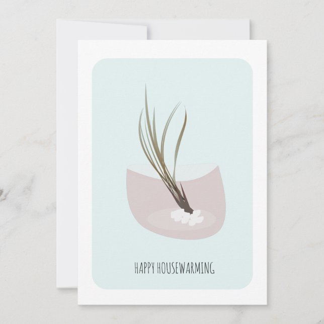 Carte AirPlant New Home Party (Devant)