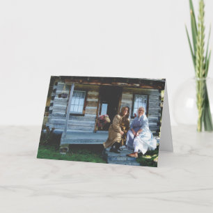 Carte ajouter vos photos hbvm Pioneer women Greeting Car