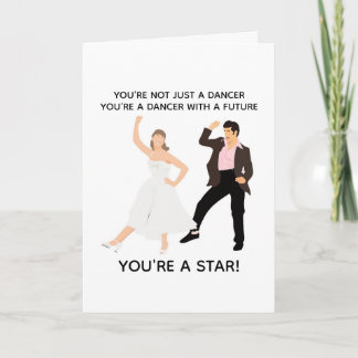Carte AJOUTEZ VOTRE PROPRE TEXTE dancing birthday