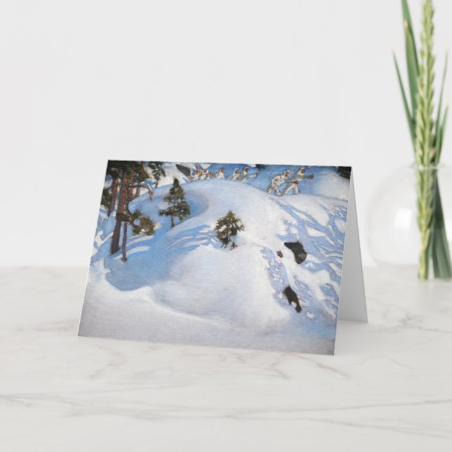 Carte Akseli Gallen-Kallela - Février Vision (Devant)