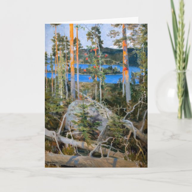 Carte Akseli Gallen-Kallela - Lac dans le désert (Devant)