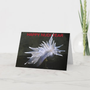 Carte Alabaster Nudibranche - Nouvel An