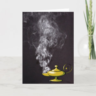 Carte Aladdin's Lamp Greeting Card