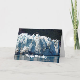 Carte Alaska Glacier Photo Anniversaire