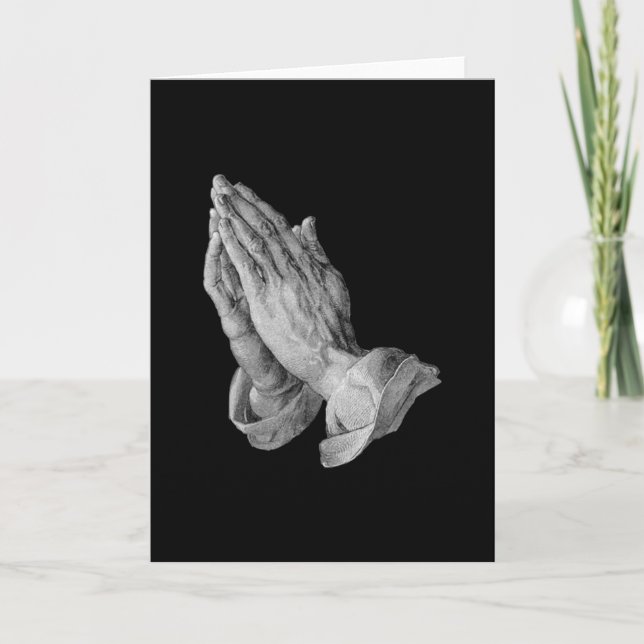 Carte Albrecht Durer - Prière mains (Devant)