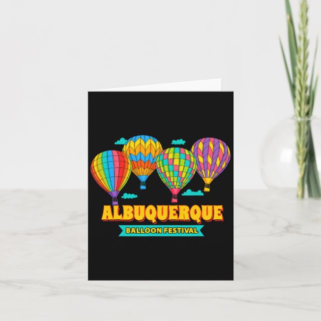 Carte Albuquerque Balloon Festival New Mexico Fiesta  (Devant)