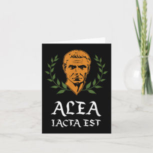 Carte Alea Iacta Est - Le Mort Est Cast Latin Julius Cae