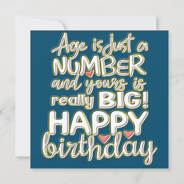 Carte Alerte d'âge Hilarious Préparez-vous à de grandes  (Devant)