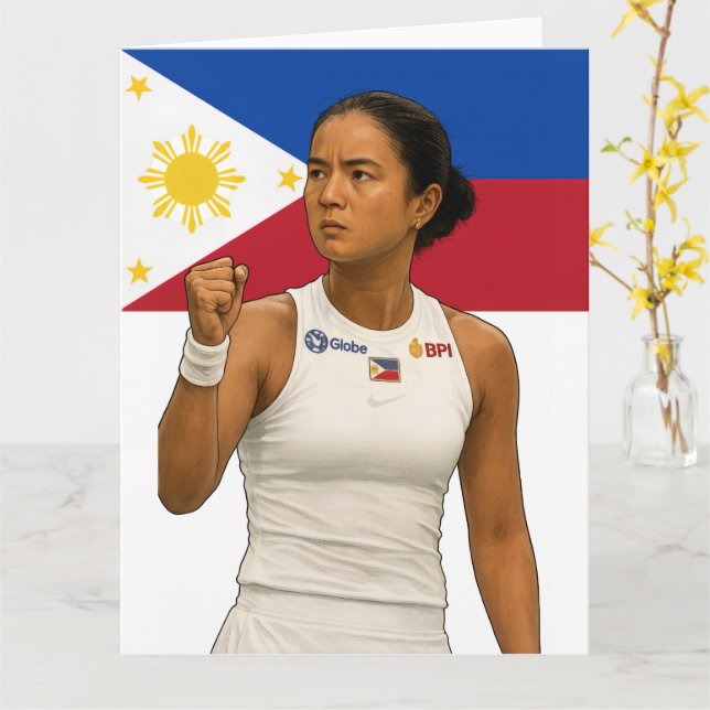 Carte Alexandra Eala - Champion de Guadalajara 2025 (Fleur jaune)
