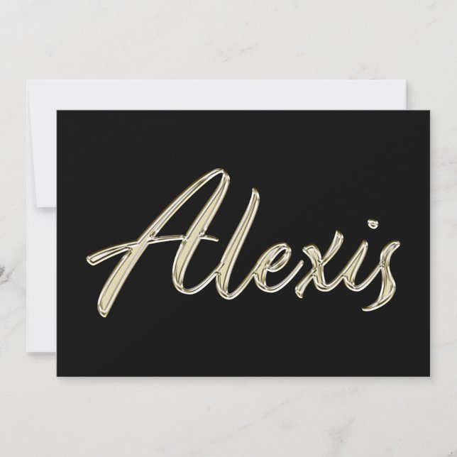 Carte Alexis White Gold (Devant)