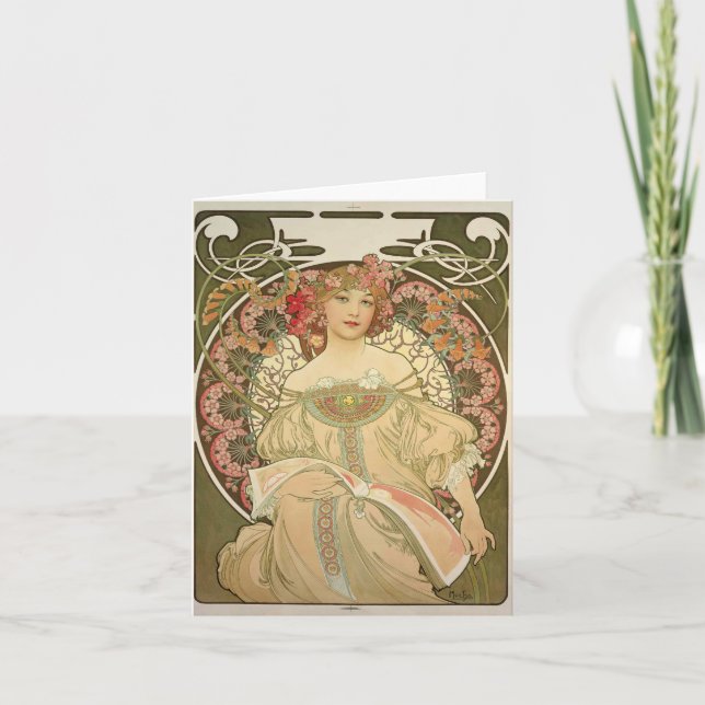 Carte Alfons Mucha 2 (Devant)