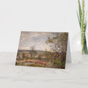 Carte Alfred Sisley - Journée venteuse à Veneux