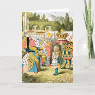 Carte Alice au pays des merveilles - Alice et la reine d