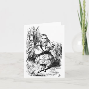 Carte Alice avec le cochon
