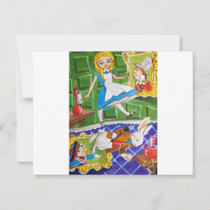 CARTE ALICE EN WONDERLAND