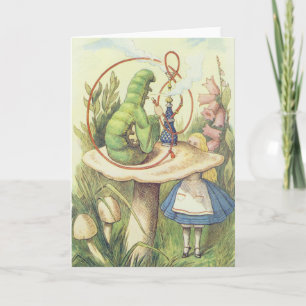 Carte Alice rencontre la Caterpillar