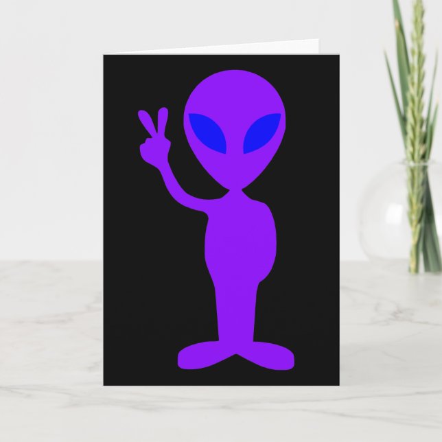 Carte Alien pourpre (Devant)
