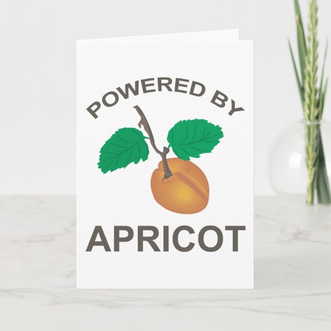 Carte Alimenté Par Apricot (Devant)