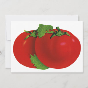 Carte Aliments Anciens, Tomate Rouge Mûre Biologique Hér