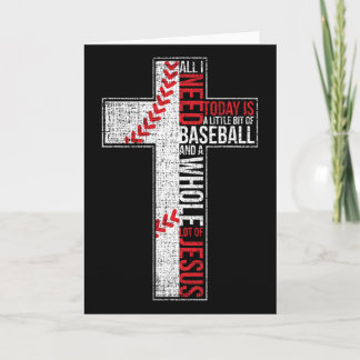 Carte All I Need Is Sell And Jesus Christian Cross Faith