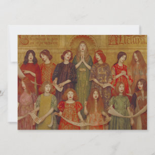 Carte Alleluia (par Thomas Cooper Gotch)