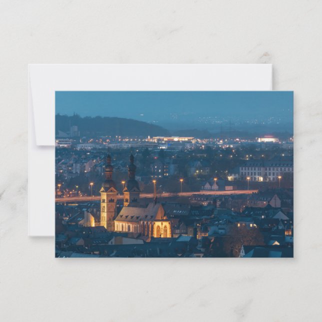 Carte Allemagne Koblenz (Devant)