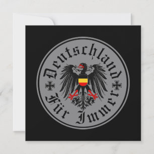 Carte Allemand/Deutschland Forever/Aigle/Croix de fer