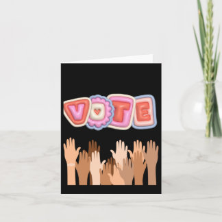 Carte Aller voter Sticker