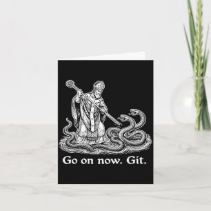 Carte Allez sur git drôle saint patrick irlandais st pat