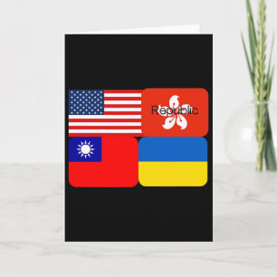 Carte Alliance de liberté États-Unis Hong Kong Républiqu