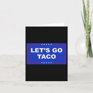 Carte Allons Taco Chemise Allons Taco