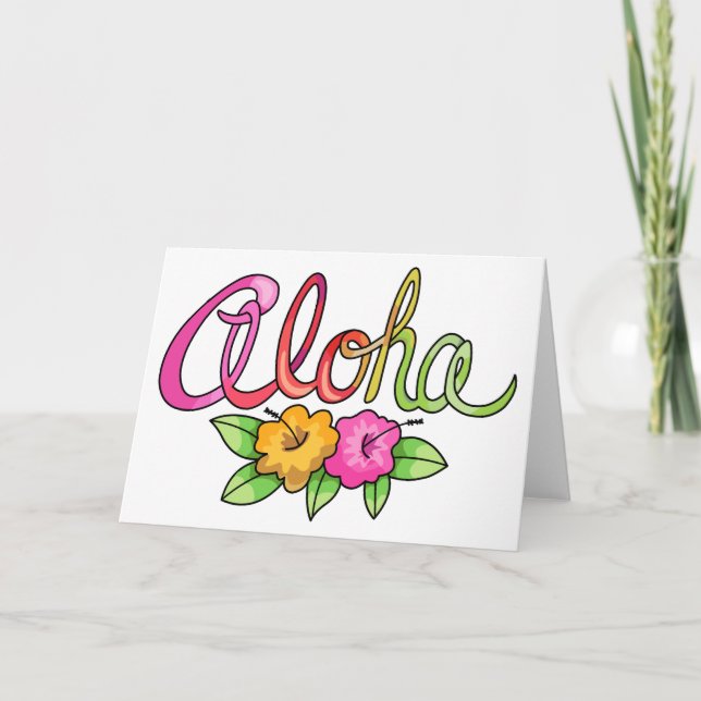 Carte Aloha (Devant)