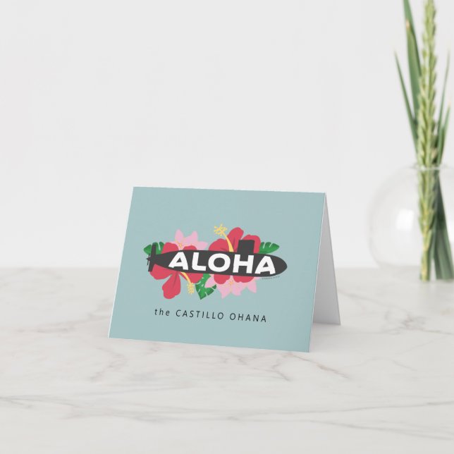 Carte Aloha Submarine Note Card (Devant)
