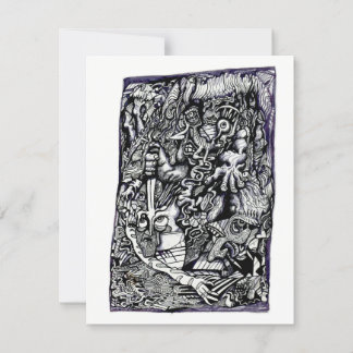 Carte Alpha Warrior, par Brian Benson Flat Card