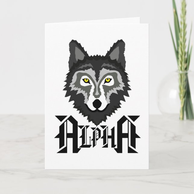 Carte Alpha Wolf (Devant)