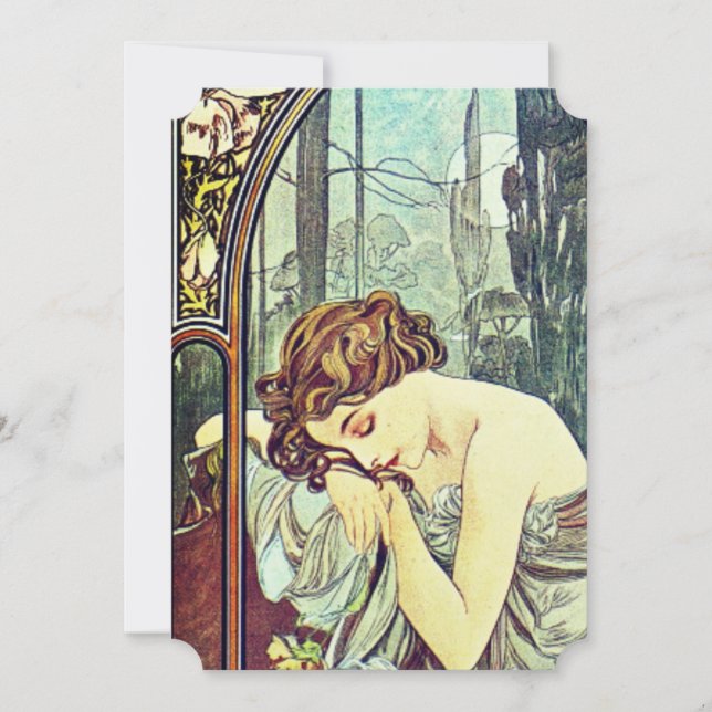 Carte Alphonse Mucha (Devant)