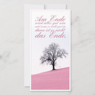 Carte Am Ende avec alles gut sein