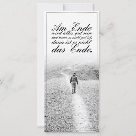 Carte Am Ende avec alles gut sein