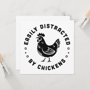 Carte Amant de poulet drôle maman ferme pays fille citat