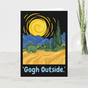 Carte Amant Nature Inspiration Nuit étoilée Gogh Extérie